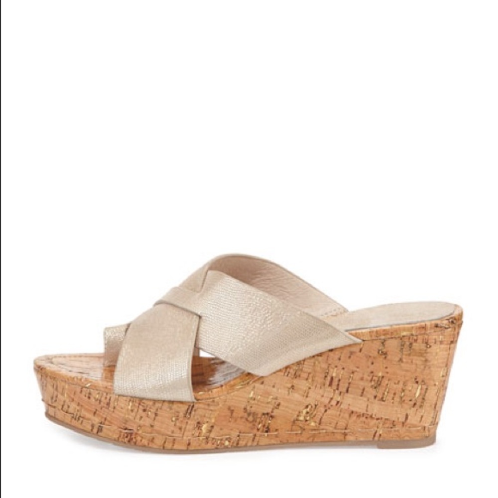 Leather Wedge Sandals by Donald Pliner